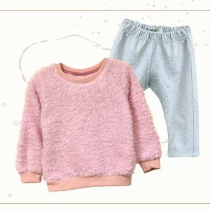 buzo peluche rosa beba Zuweni invierno 2021