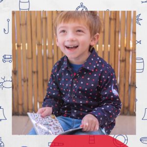 camisa a lunares para ninos Popeye kids invierno 2021 camisa a lunares para ninos Popeye kids invierno 2021