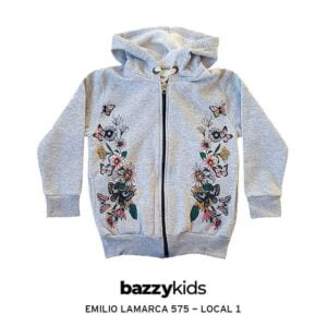 campera frisa nina bordada Bazzy kids invierno 2021