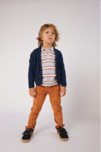 cardigan azul para ninos Pioppa invierno 2021 scaled