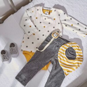 pantalon plus y body estampado bebe bebe cheeky invierno 2021