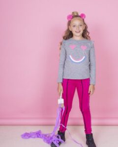 remera mangas largas nena gliters RAINBOW NENAS invierno 2021 remera mangas largas nena gliters RAINBOW NENAS invierno 2021