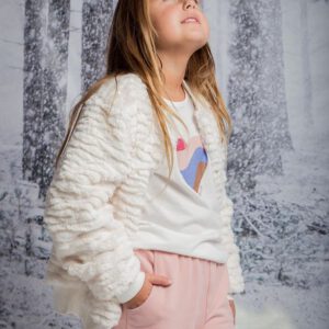 campera peluche suave nina wanna go invierno 2021