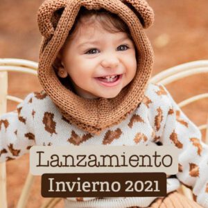 gorro osito bebes mini anima invierno 2021