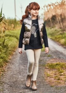 chaleco pluma dorado nina chaleco pluma dorado nina