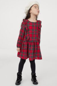 vestido estampa escosesa nena scaled