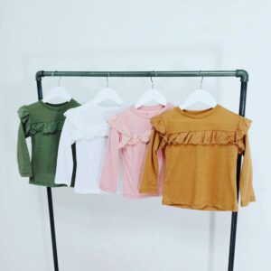 remeras volados ninas Minitramps invierno 2022 remeras volados ninas Minitramps invierno 2022