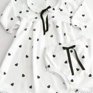 vestido para bebas corazon dicen mis suenos invierno 2022