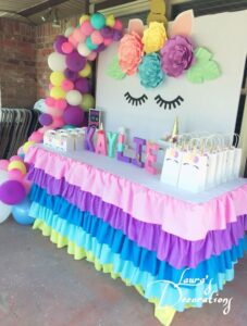 decorar mesa idea unicornios scaled decorar mesa idea unicornios scaled