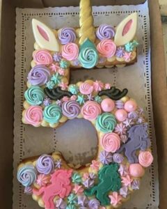 torta numero unicornio