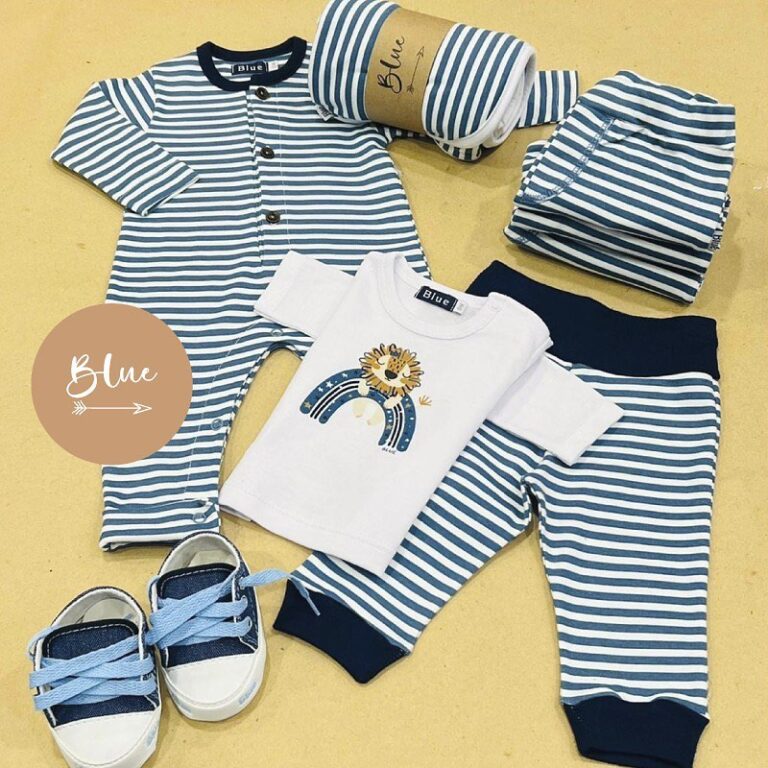 Coleccion ropa para bebes verano 2023 Blue baby kids Minilook