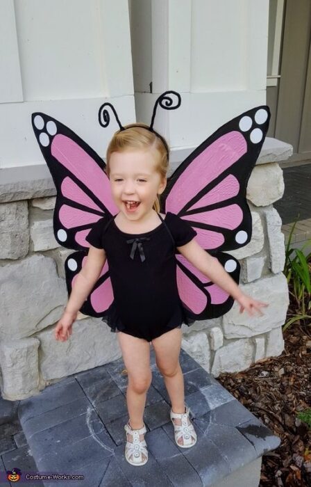 disfraz de mariposa para nena
