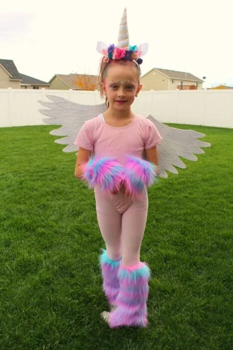 disfraz unicornio nina
