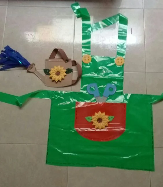 idea disfraz facil de jardinero