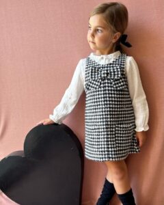 jumper a cuadros para ninas gro invierno 2024