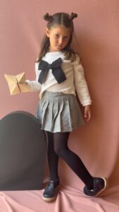 look Preppy falda nina invierno 2024 gro