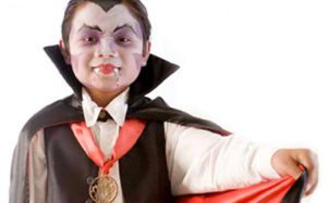 maquillaje nino vampiro