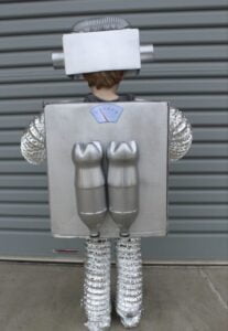 disfraz casero de robot para ninos