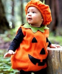 disfraz nino calabaza chaleco