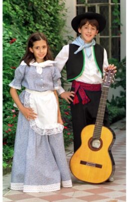 gaucho paisana disfraces para ninos