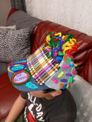 Sombrero loco para niños con gorra beisbol decorada sombrero loco para ninos con gorra beisbol decorada