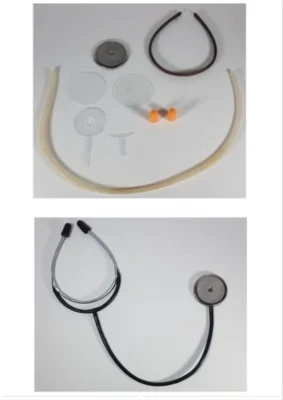 Como hacer un estetoscopio facil Manualidades