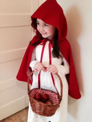 disfraz de caperusita roja para nenas dia del nino