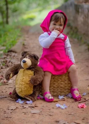 disfraz de masha para nenas dia del nino