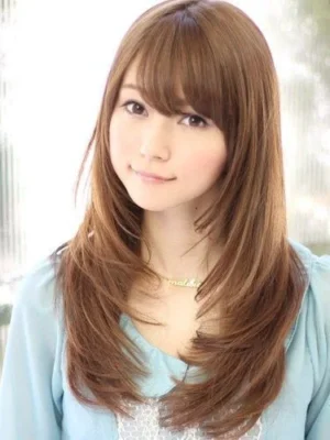 largo con puntas graduadas para ninas