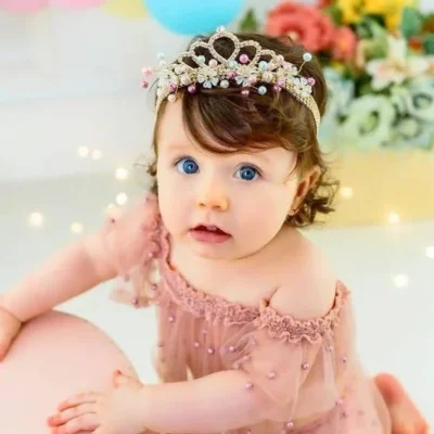 peinado tira nina pequena princesa