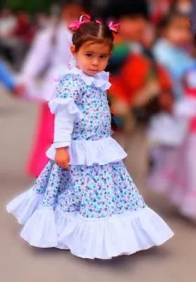 vestido folclore ninas pequenas