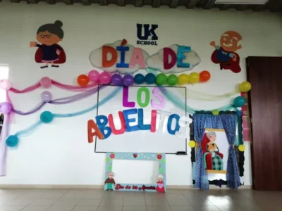 Decoracion jardín para el día de los abuelos