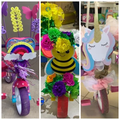 Ideas de triciclos decorados para primavera