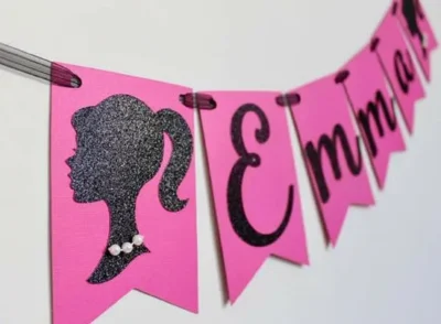 banderin barbie cumple banderin barbie cumple