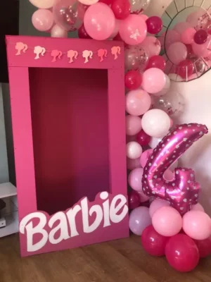cabina foto caja barbie cumple