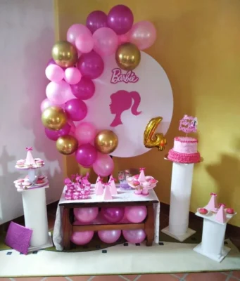 decoracion facil cumple barbie globos decoracion facil cumple barbie globos