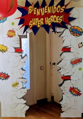 decoracion tematica super heroes 11zon