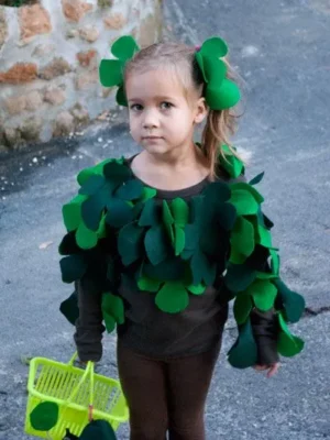 disfraz de arbol facil