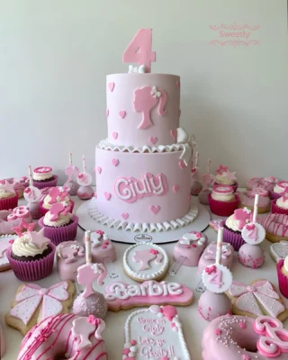 mesa dulce ideas cumple de barbie