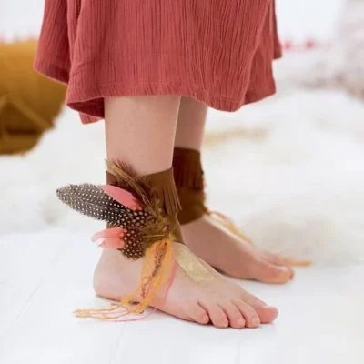 tobillera para disfraz de indio