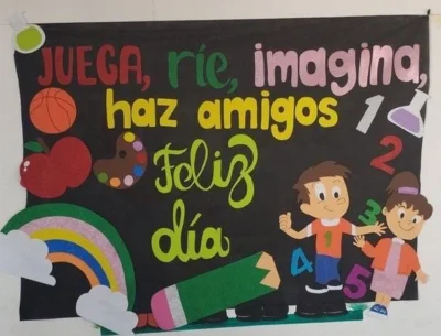 Cartelera escolar primaria para dia del estudiante Cartelera escolar primaria para dia del estudiante