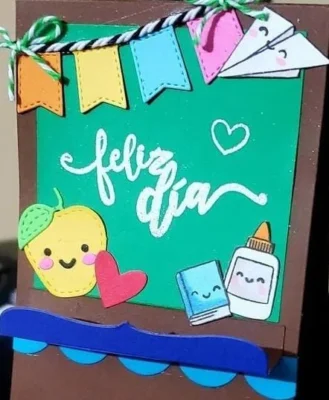 Cartelera jardin de infantes dia del estudiante