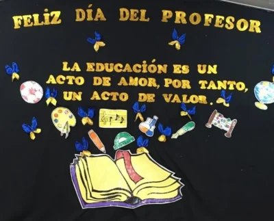 Ideas de telones para dia del profesor Ideas de telones para dia del profesor