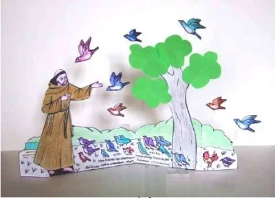 Mural 4 de octubre con San francisco de Asis Mural 4 de octubre con San francisco de Asis