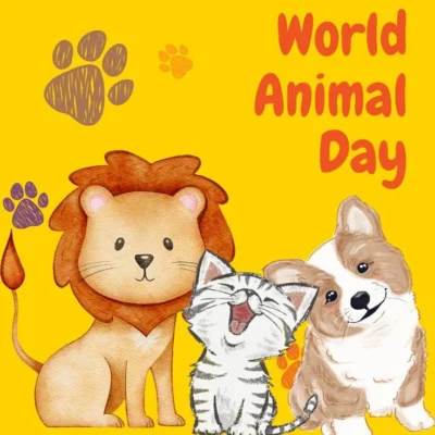 Poster para 4 de octubre dia del animal en ingles Poster para 4 de octubre dia del animal en ingles