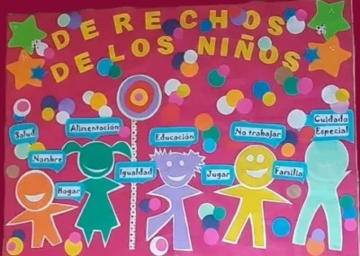 afiche sobre los derechos del niño