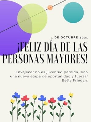 cartelera feliz dia de las persona mayores cartelera feliz dia de las persona mayores