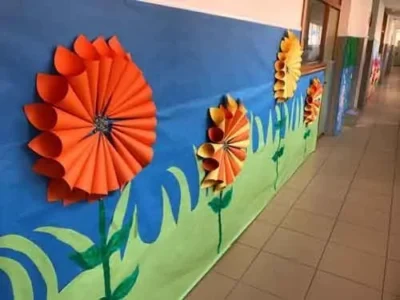 ornamentacion pasillo escuela primavera ornamentacion pasillo escuela primavera