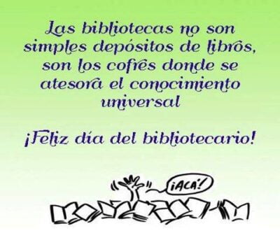 poster dia del bibliotecario