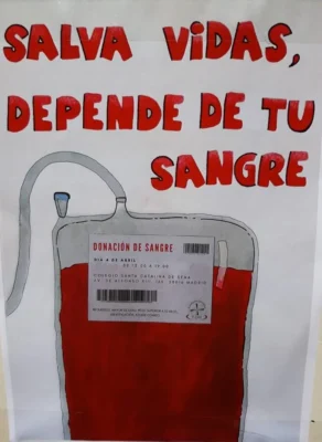 Idea afiche Donacion de sangre